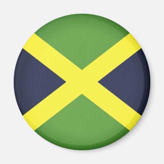 Vlag van Jamaica Magneet (Voorkant)