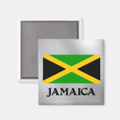 Vlag van Jamaica Magneet (Voorkant / Achterkant)