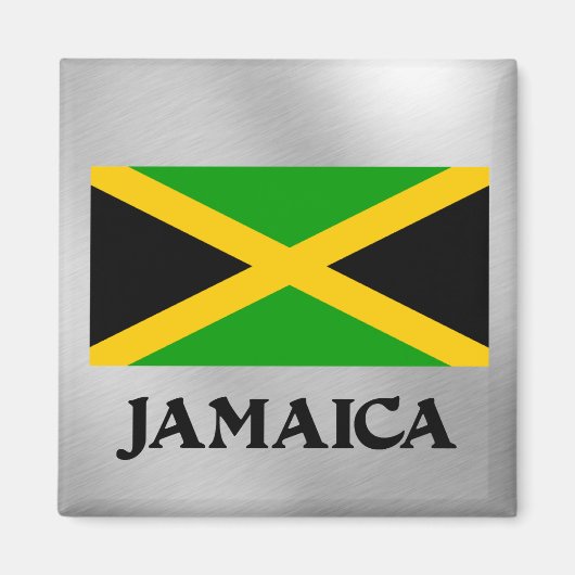 Vlag van Jamaica Magneet (Voorkant)