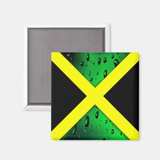 Vlag van Jamaica Magnet (Voorkant / Achterkant)