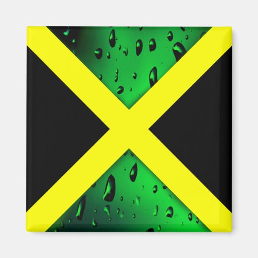 Vlag van Jamaica Magnet (Voorkant)