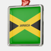 Vlag van Jamaica Metalen Ornament (Links)