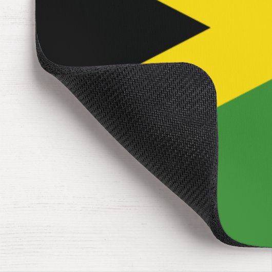 Vlag van Jamaica Mousepad Muismat (Hoek)