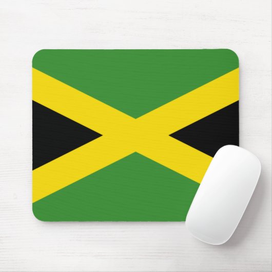 Vlag van Jamaica Mousepad Muismat (Met muis)
