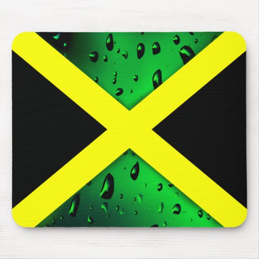 Vlag van Jamaica Mousepad Muismat (Voorkant)