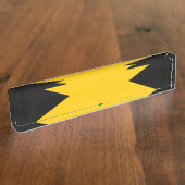 Vlag van Jamaica Naambordje (Zijkant)