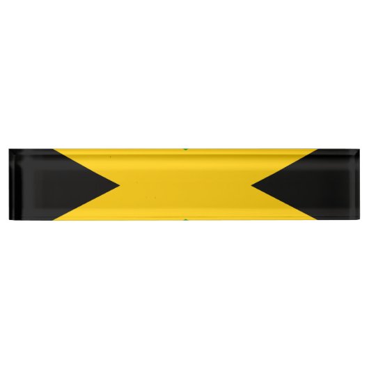 Vlag van Jamaica Naambordje (Voorkant)