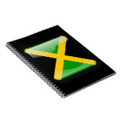 Vlag van Jamaica Notitieboek (Rechterzijde)