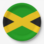 Vlag van Jamaica Papieren Bordje (Voorkant)