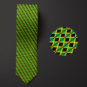 Vlag van Jamaica Pattern Stropdas