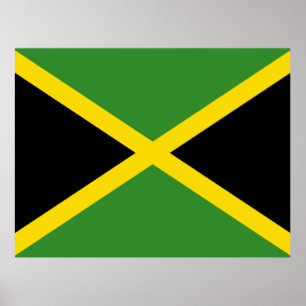 Vlag van Jamaica Poster