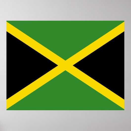 Vlag van Jamaica Poster (Voorkant)