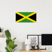 Vlag van Jamaica Poster (Thuiskantoor)
