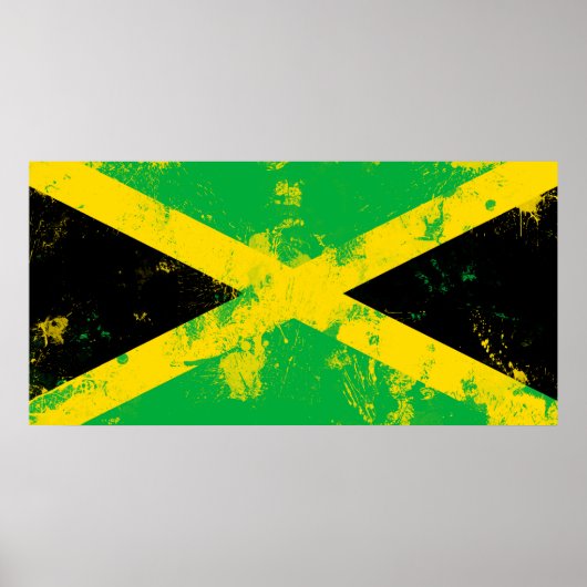 Vlag van Jamaica Poster (Voorkant)