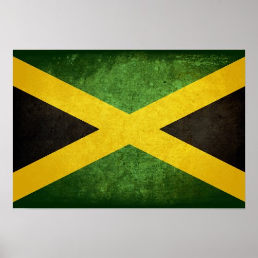 Vlag van Jamaica Poster (Voorkant)