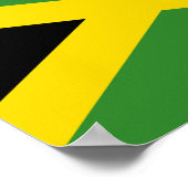 Vlag van Jamaica-Poster Poster (Hoek)