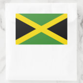 Vlag van Jamaica Rechthoekige Sticker (Tas)