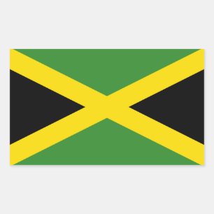 Vlag van Jamaica Rechthoekige Sticker
