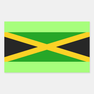 Vlag van Jamaica Rechthoekige Sticker