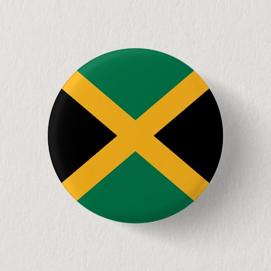 Vlag van Jamaica Ronde Button 3,2 Cm (Voorkant)