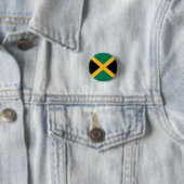 Vlag van Jamaica Ronde Button 3,2 Cm (In situ)