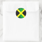 Vlag van Jamaica Ronde Sticker (Tas)