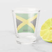 Vlag van Jamaica Shot Glas (Achterkant)