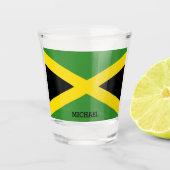 Vlag van Jamaica Shot Glas (Voorkant)