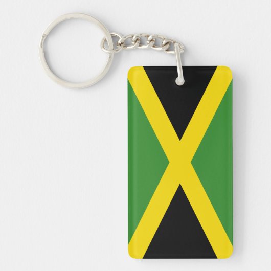 Vlag van Jamaica Sleutelhanger (Voorkant)