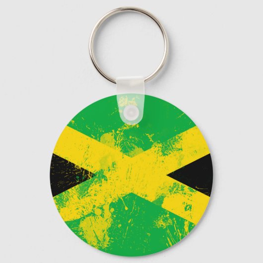 Vlag van Jamaica Sleutelhanger (Voorkant)