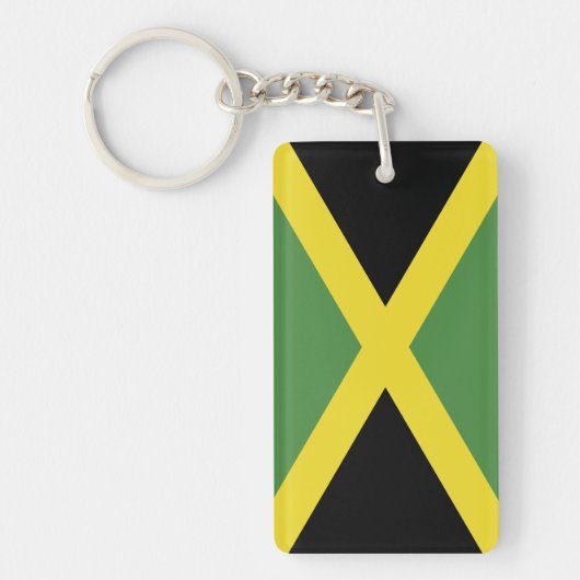 Vlag van Jamaica Sleutelhanger (Voorkant)