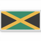 Vlag van Jamaica Sticker (Voorkant)
