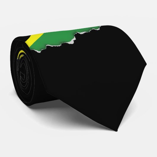 Vlag van Jamaica Stropdas (Opgerold)