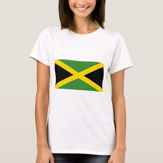 Vlag van Jamaica T-shirt (Voorkant)