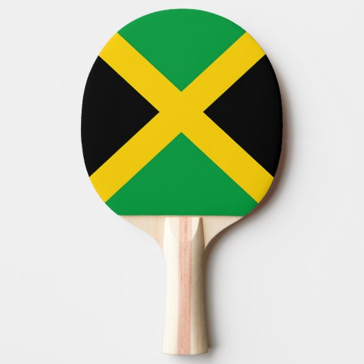 Vlag van Jamaica Tafeltennisbatje (Voorkant)
