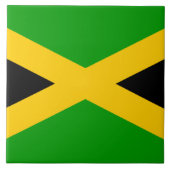 Vlag van Jamaica Tegeltje (Voorkant)