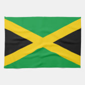 Vlag van Jamaica Theedoek (Horizontaal)