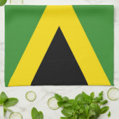 vlag van jamaica theedoek (Gevouwen)