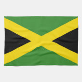 vlag van jamaica theedoek (Horizontaal)