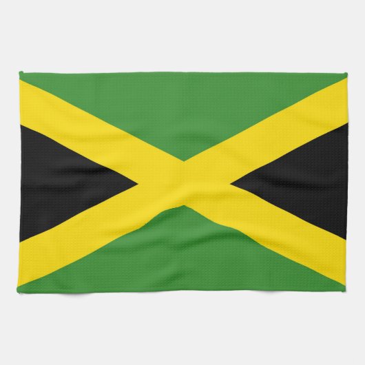 vlag van jamaica theedoek (Horizontaal)