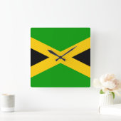 Vlag van Jamaica Vierkante Klok (Huis)