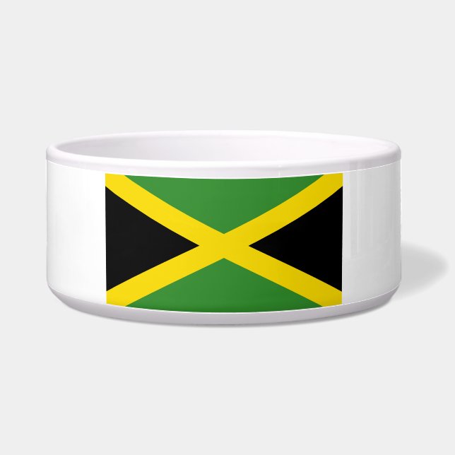 Vlag van Jamaica Voerbakje (Voorkant)
