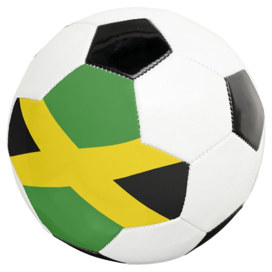 Vlag van Jamaica-Voetbal Voetbal (Drie kwart)