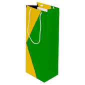 Vlag van Jamaica Wijn Cadeautas (Voorkant Gekanteld)