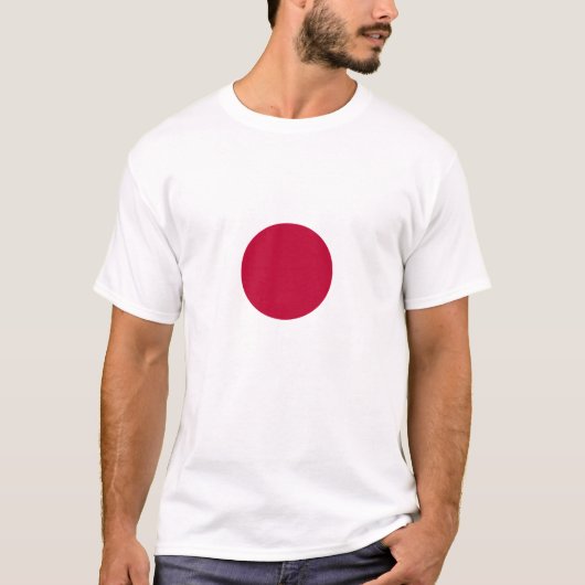 Vlag van Japan - 日 - 旗 - 日 - 日 - 章 丸 の T-shirt (Voorkant)