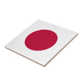 Vlag van Japan - 日 - 旗 - 日 - 日 - 章 丸 の Tegeltje (Zijkant)