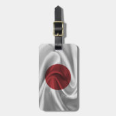 Vlag van Japan Bagagelabel (Voorkant verticaal)