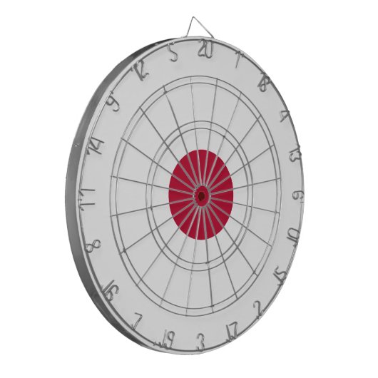 Vlag van Japan Dartbord (Voorkant Links)