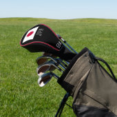 Vlag van Japan Golfheadcover (Insitu)