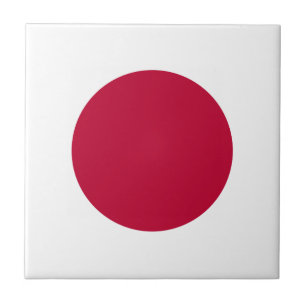 Vlag van Japan Keramische Tegel Tegeltje